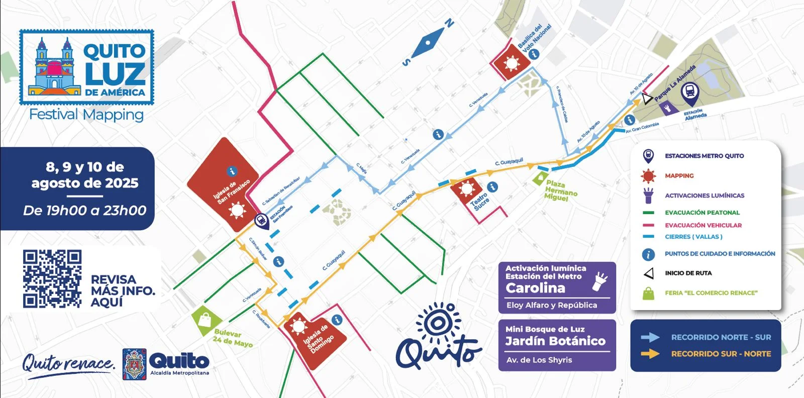 La capital de Ecuador se ilumina con el Festival de Mapping_2